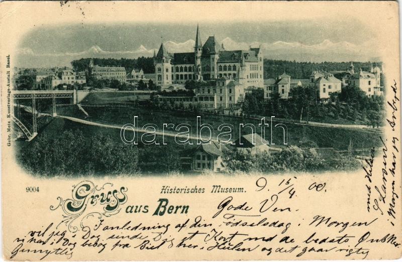 1900 Bern, Historisches Museum / Historical Museum. Gebr. Metz Kunstverlags-Anstalt (EK)
