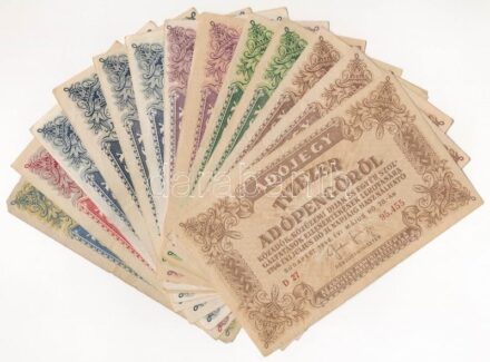 1946. 10.000AP-10.000.000AP (15db) T:II--III-