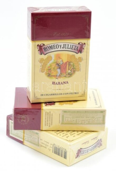 3 bontatlan csomag Romeo y Julieta kubai szivarka