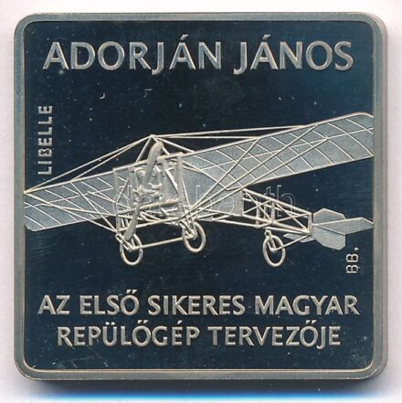 2007. 1000Ft Cu-Ni 'Adorján János - Libelle' T:PP patina Adamo EM208