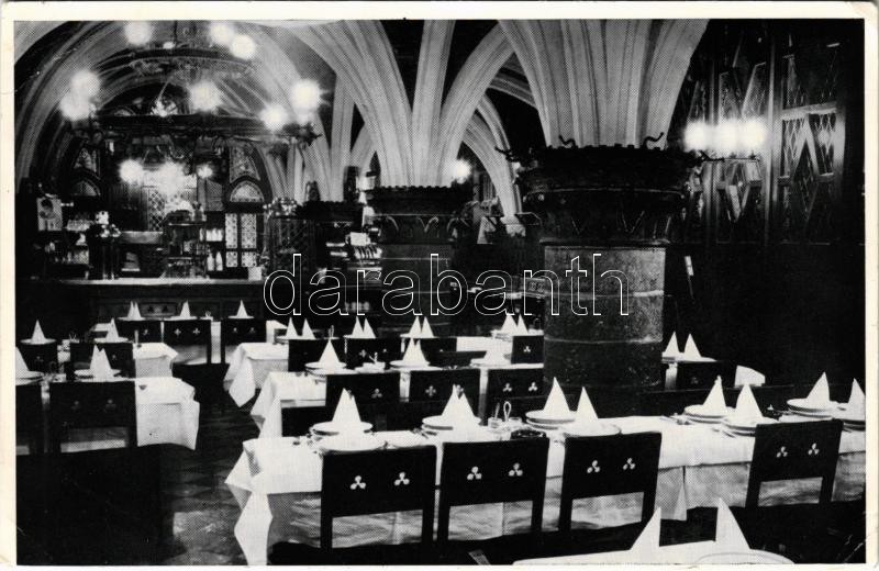 Ghent, Gent, Gand; Restaurant Raadskelder, Tea-Room, Café (EB)