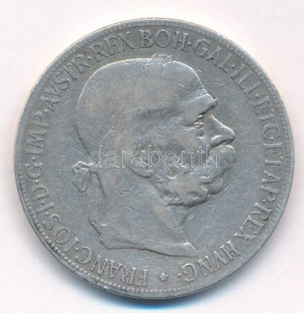 Ausztria 1900. 5K Ag 'Ferenc József' T:3 Austria 1900. 5 Corona 'Franz Joseph' C:F Krause KM#2807