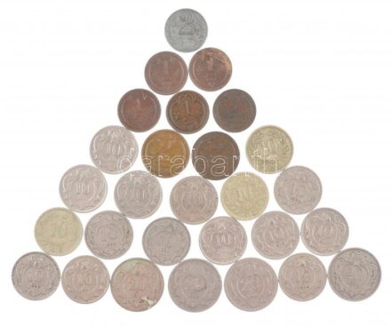 Ausztria 1893-1917. 2h-20h (28db) T:1--3 Austria 1893-1917. 2 Heller - 20 Heller (28pcs) C:AU-F