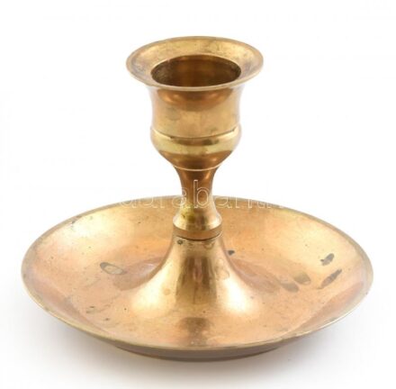 Réz gyertyatartó, m:8 cm