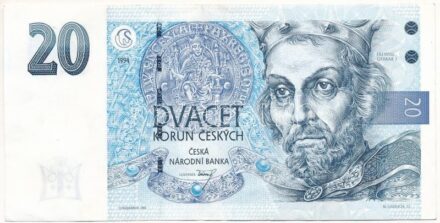 Csehország 1994. 20K T:III szép papír Czech Republic 1994. 20 Korun C:F fine paper Krause P#10