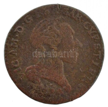Olasz Államok / Szardíniai Királyság 1784. 2,6S billon 'III. Viktor Amádé' T:3 Italian States / Kingdom of Sardinia 1784. 2,6 Soldi billon 'Vittorio Amedeo III' C:F Krause KM# 82