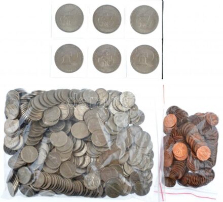 Amerikai Egyesült Államok ~600db-os érmetétel mintegy 30 Dollár névértékben T:vegyes USA ~600pcs coins with a face value of about 30 USD C:mixed