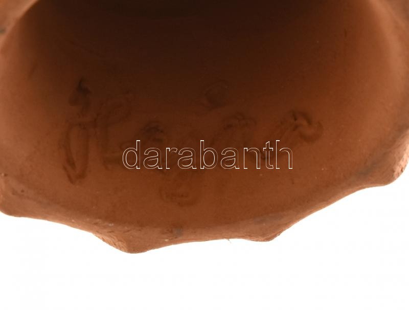2 db kerámia figura: Antalfiné Szente Katalin (?- ): Lány virágokkal, jelzett, m: 12,5 cm + Hajna jelzéssel: Lány, jelzett, m: 16 cm - Image 2