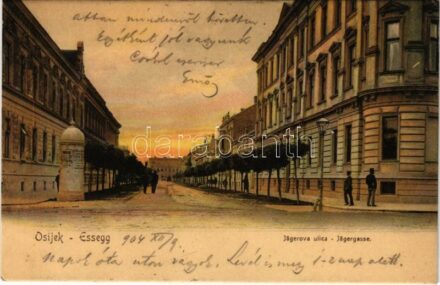 Eszék, Essegg, Osijek; Jägerova ulica / street