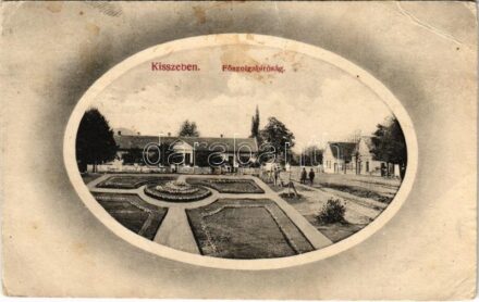 Kisszeben, Sabinov; Főszolgabíróság. König Hermann kiadása / court (EB)