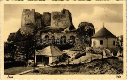 Léva, Levice; vár / castle (EK)