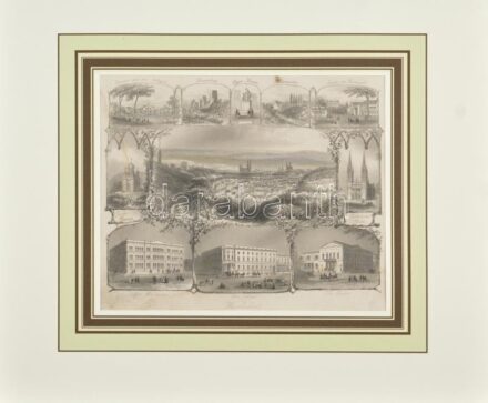 Weisbaden. Acélmetszet, papír. Jelzés nélkül. Foltos, kissé sérült. Paszpartuban. 19x23 cm.