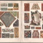 cca 1900 4 db Ékítmény témájú nyomat a Pallas Lexikonból. Lap széle kissé foltos. 24x16 cm - Image 2