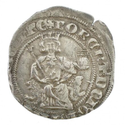 Olasz Államok / Nápolyi Királyság 1309-1343. Gigliato Ag 'Bölcs Róbert' (3,93g) T:2 Italian States / Kingdom of Naples 1309-1343. Gigliato Ag 'Robert the Wise' (3,93g) C:XF