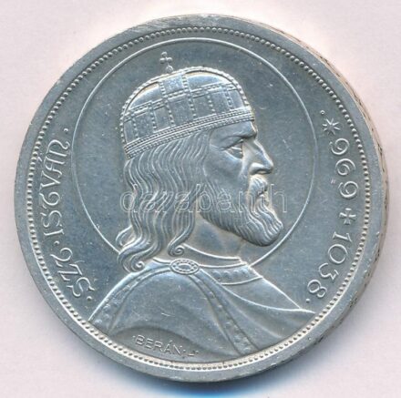 1938. 5P Ag 'Szent István' T:1-,2 Adamo P8.1