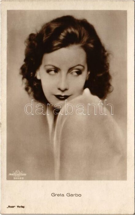 Greta Garbo, svéd-amerikai színésznő, a filmtörténet egyik legérdekesebb alakja. Ross Verlag