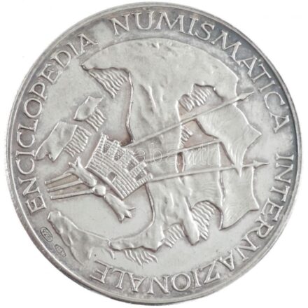 Olaszország DN 'Raffaello Sanzio / Enciclopedia Numismatica Internazionale' kétoldalas, jelzett Ag emlékérem (25,02g/0.925/40mm) T:1 (eredetileg PP) Italy ND 'Raffaello Sanzio / Enciclopedia Numismatica Internazionale' double sided, hallmarked