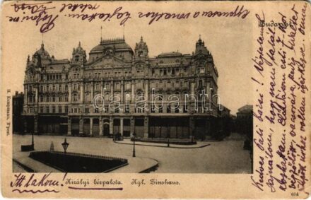 1907 Budapest V. Királyi bérpalota. H. Kampmann (EB)