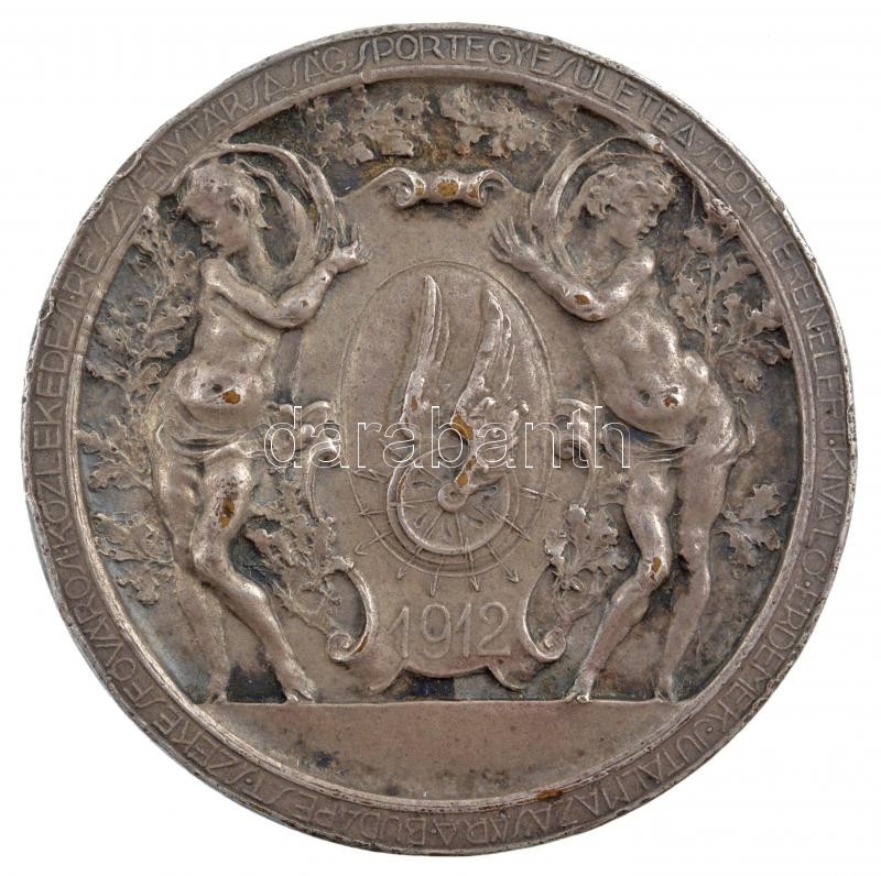 1912. 'Budapest Székesfőváros Közlekedési Részvénytársaság Sportegyesülete a sport terén elért kiváló kiváló érdemek jutalmazására - 1912 / Concordia parvaeres crescunt discordia maximae dilabuntur durateet vosmet rebus servate