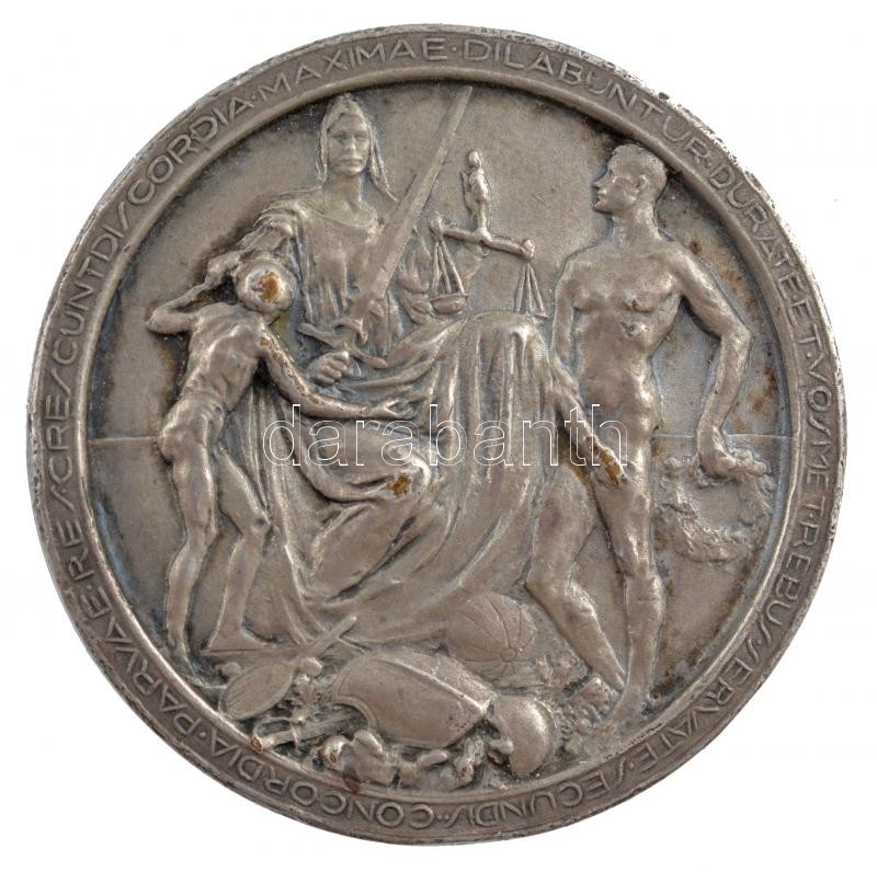 1912. 'Budapest Székesfőváros Közlekedési Részvénytársaság Sportegyesülete a sport terén elért kiváló kiváló érdemek jutalmazására - 1912 / Concordia parvaeres crescunt discordia maximae dilabuntur durateet vosmet rebus servate - Image 2