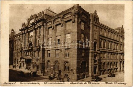Budapest VI. Zeneakadémia, autók (EK)