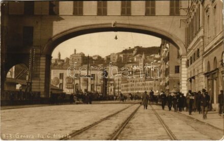 Genova, Genoa; Via G. Alberto / street view, hotel (fa)