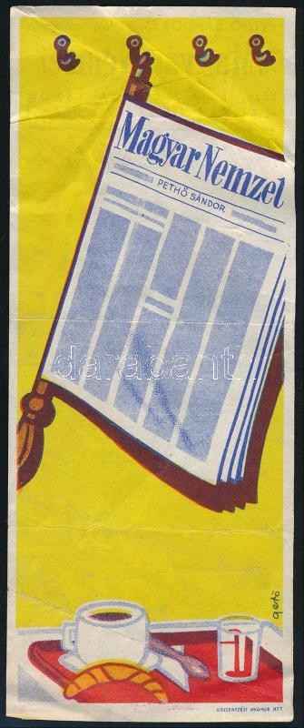 Magyar Nemzet számolócédula