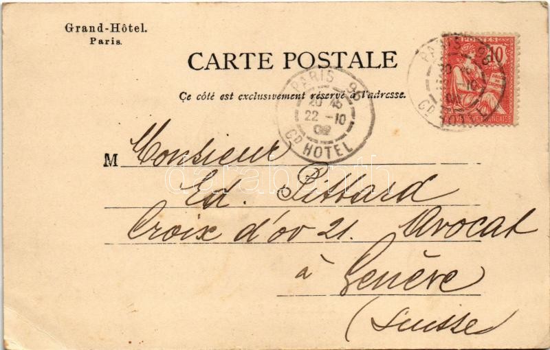 1902 Paris, L'Avenue de l'Opera (EK) - Image 2