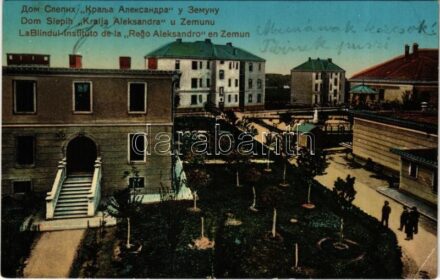 1931 Zimony, Semlin, Zemun; Dom Slepih Kralja Aleksandra / Vakok intézete / home for the blinds (EK)