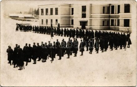 Turócszentmárton, Turciansky Svaty Martin, Martin; Csehszlovák katonák télen / Czechoslovak military, soldiers in winter. V. Ruml photo (EB)