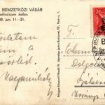 1948 Budapest, Budapesti Nemzetközi Vásár a Centenárium évében. Goldberger textilipari pavilon, Csepeli Üveggyár + '1948 BNV. A nép ipara, a nép ereje' So. Stpl. (fa) - Image 2