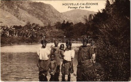 Nouvelle Calédonie, New Caledonia; Passage d'un Gué