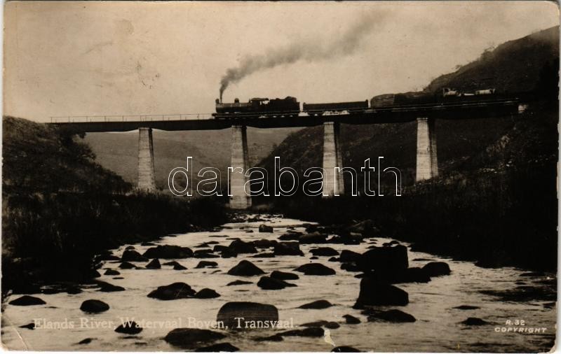 Emgwenya, Watervaal Boven; Elands River, industrial railway, railway bridge, viaduct (EK)