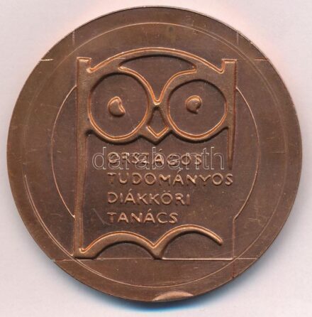 2005. 'Országos Tudományos Diákköri Tanács / II. OMDK SZTE JGYTFK 2005' kétoldalas Br emlékérem (60mm) T:2 patina, ph