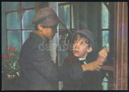 cca 1969 A Pál utcai fiúk c. magyar-amerikai film egy jelenete (rendező: Fábri Zoltán), MOKÉP reklámkiadvány, 14,5x10 cm