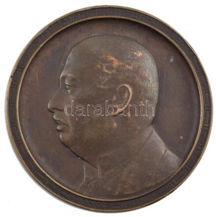 Körmendi Frimm Jenő (1886-1959) 1912. 'Szepesváraljai Sarbó Leó - 1887-1912' egyoldalas bronz emlékérem (55mm) T:2 ph.