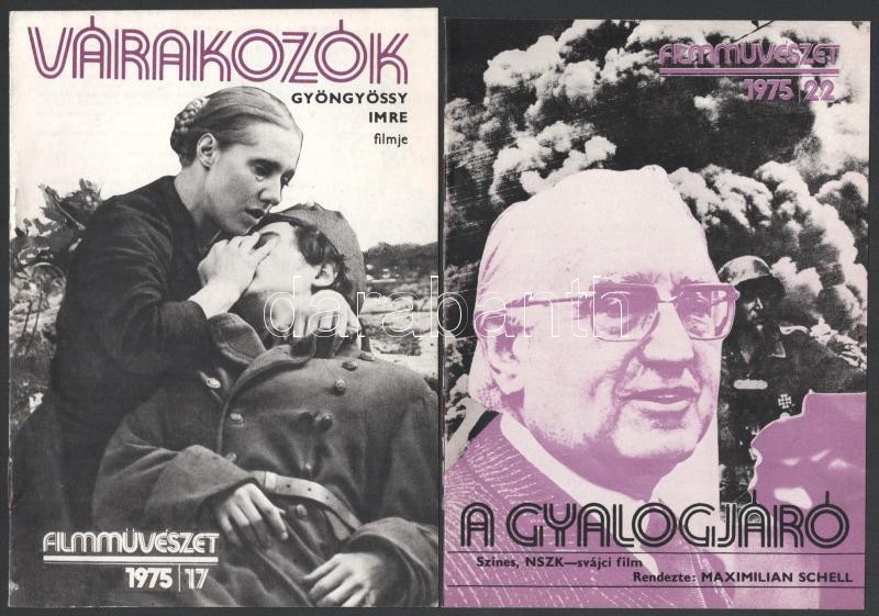 1973-1975 Filmművészet filmismertető füzetek, 5 db ('73/3., '74/7., 12., '75/17., 22. számok) - Image 2