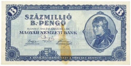 1946. 100.000.000BP T:II nagyobb folt Adamo P38