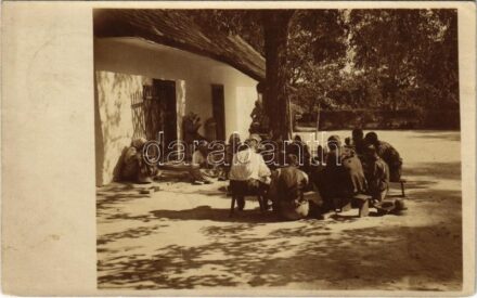 1907 Kolozsvár, Cluj; Erdélyi folklór, ebéd / Transylvanian folklore, lunch. photo (EB)