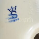 Német tacskó, porcelán, jelzett, kopásnyomokkal, m: 9 cm - Image 2