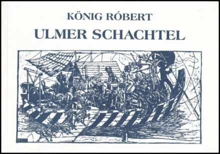 König Róbert: Ulmer Schachtel. Bp., é.n., Galéria '13 Soroksár. 16 sztl. oldal. Harántalakú katalógus. Kiadói papírkötés.