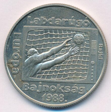 1988. 100Ft Cu-Ni-Zn 'Labdarúgó Európa-bajnokság' T:1- fo. Adamo EM102