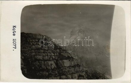 1915 Kote. Unsere Stellung am Krn (Slovenia) / WWI Austro-Hungarian K.u.K. military positions. photo