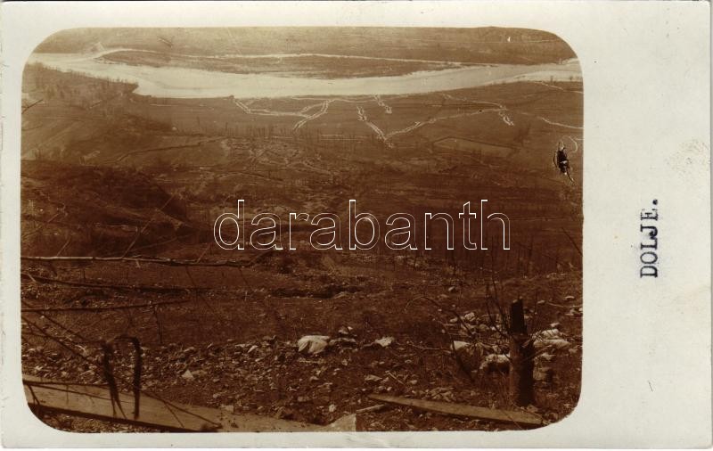 Dolje / WWI Austro-Hungarian K.u.K. military photo from Slovenia