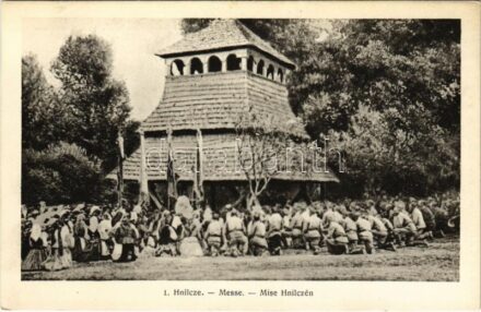 Hnilcze Messe / Mise Hnilczén / WWI Austro-Hungarian K.u.K. military, field mass. Verlag der k.u.k. Ersatz- u. Werkstättengruppe. Karpathen Korps Hofmann 1914-1915.