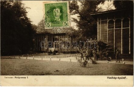 1916 Hadtáp-épület, József főherceg v. e. erdélyi hadikiállítása. Tábori levelezőlap / WWI Austro-Hungarian K.u.K. military exhibition, supply building (EK)