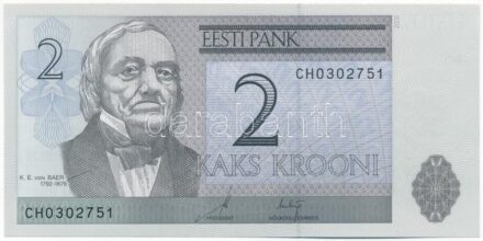 Észtország 2006. 2K 'CH 0302751' T:I Estonia 2006. 2 Krooni 'CH 0302751' C:UNC Krause P#85a