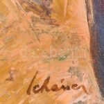 Schéner jelzéssel: Alakok. Olaj, farost, fakeretben. 52x72 cm - Image 2