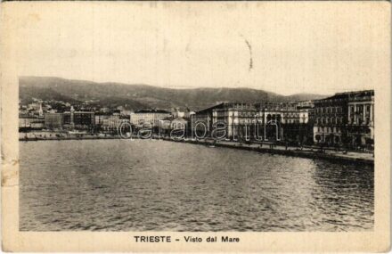 Trieste, Trieszt; Visto dal Mare (tear)