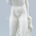 Drasche porcelán női akt, fehér mázas, jelzett, m: 19 cm